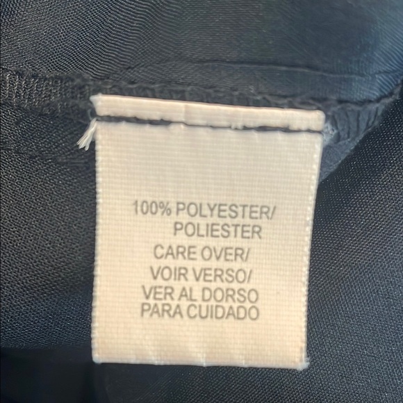 Anne Klein Crepe Trouser Pants Black 10P - Picture 6 of 6